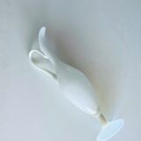 White opaline ewer