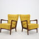 Set of Søren Hansen Armchairs for Fritz Hansen, Denmark, 1940s