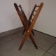 Vintage Cees Braakman magazine rack for Pastoe (attributed) Varnished beech 1980