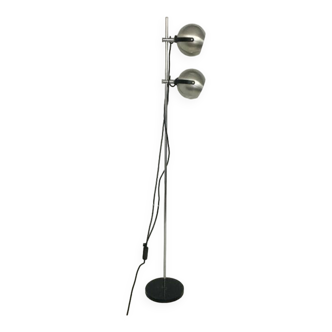 Eyeball chrome floor lamp