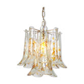 Murano glass chandelier designed by Carlo Nason for Mazzega, 1970s.