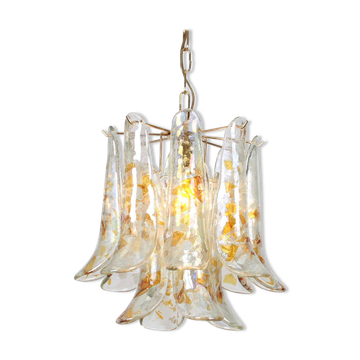 Lustre en verre de Murano conçu par Carlo Nason pour Mazzega, années 1970