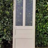 Communication door 1 translucent glass H233.5xL84.5cm old 20th century