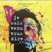 Original movie poster "I came to tell you..." Gainsbourg by Ginzburg