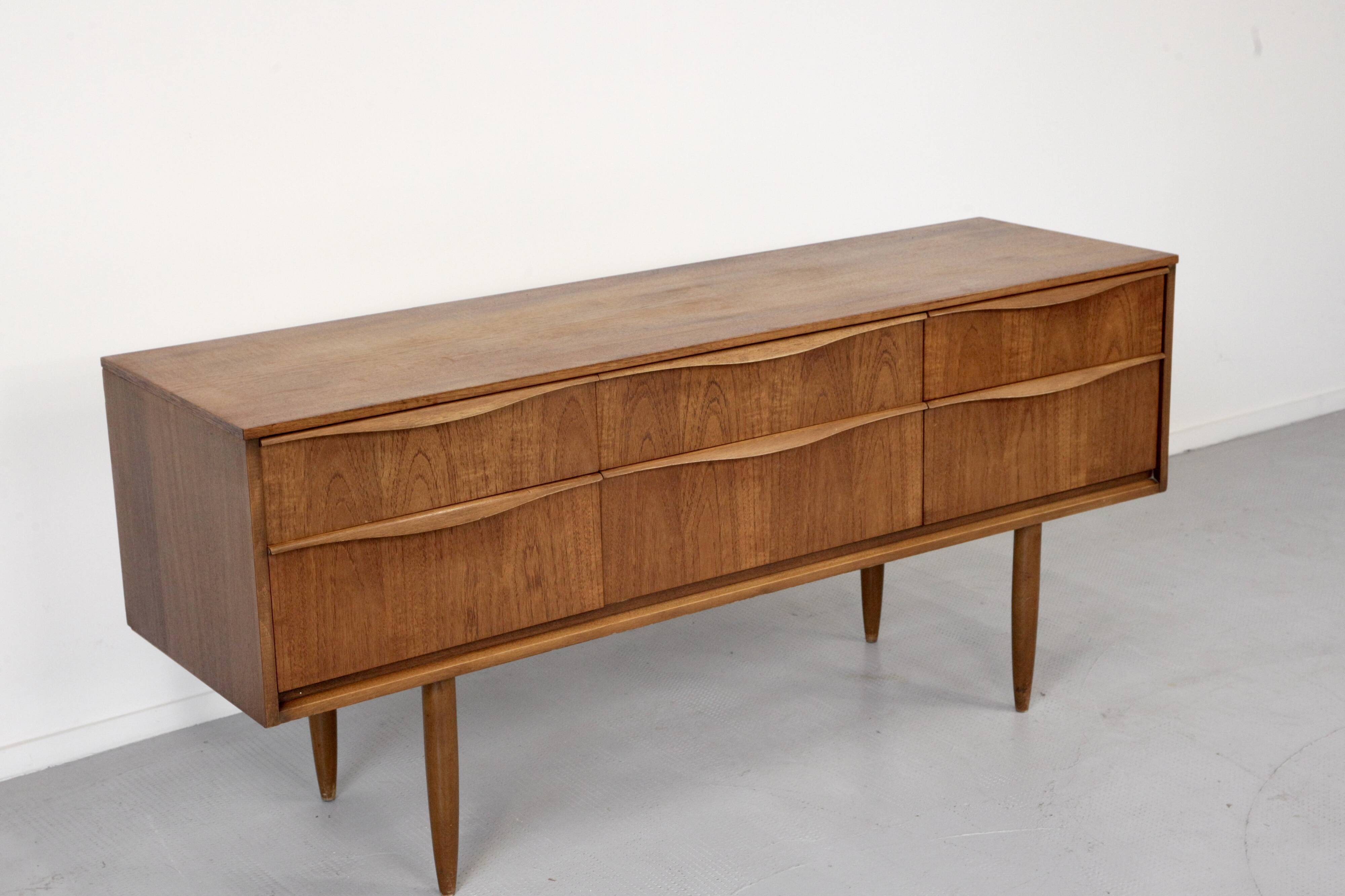 Vintage 'Austinsuite' Teak Dressing Table /Drawers/ Sideboard. Delivery. Mi