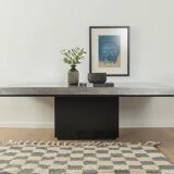 Table basse en métal des années 80 par Heinz Lilienthal