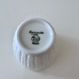 Hutschenreuther Carafe with tumblers, juice jug, white porcelain, Hutschenreuther Exzellenz