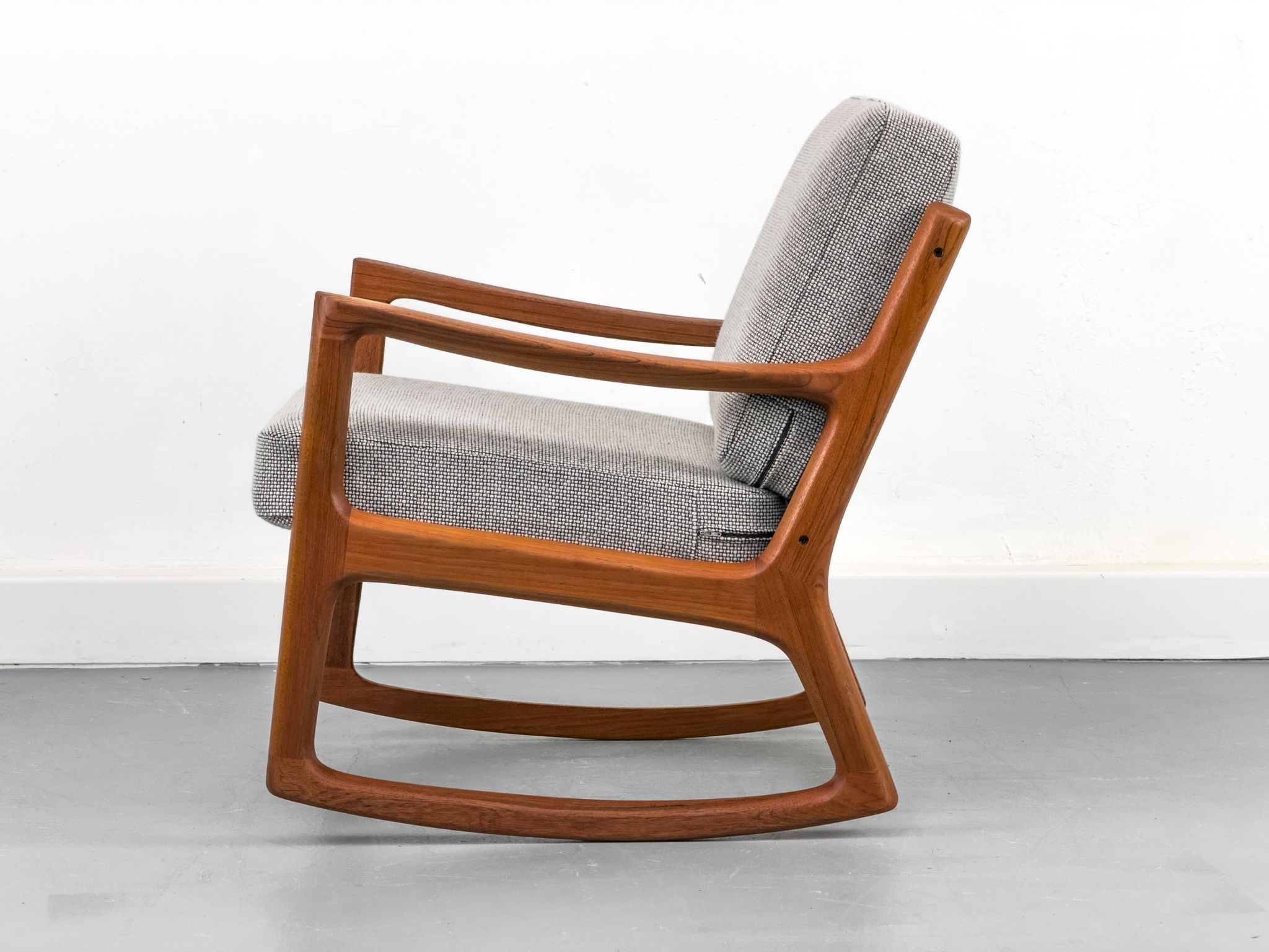 Senator Rocking Chair in Teak by Ole Wanscher for Cado, 1974