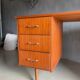 Desk 1970 - 3 drawers and tapered legs