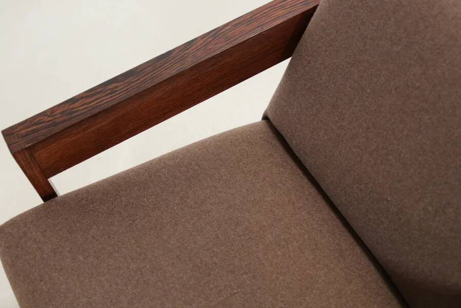 Hein Stolle for 't Spectrum wenge wooden armchair model SZ25 / SZ80