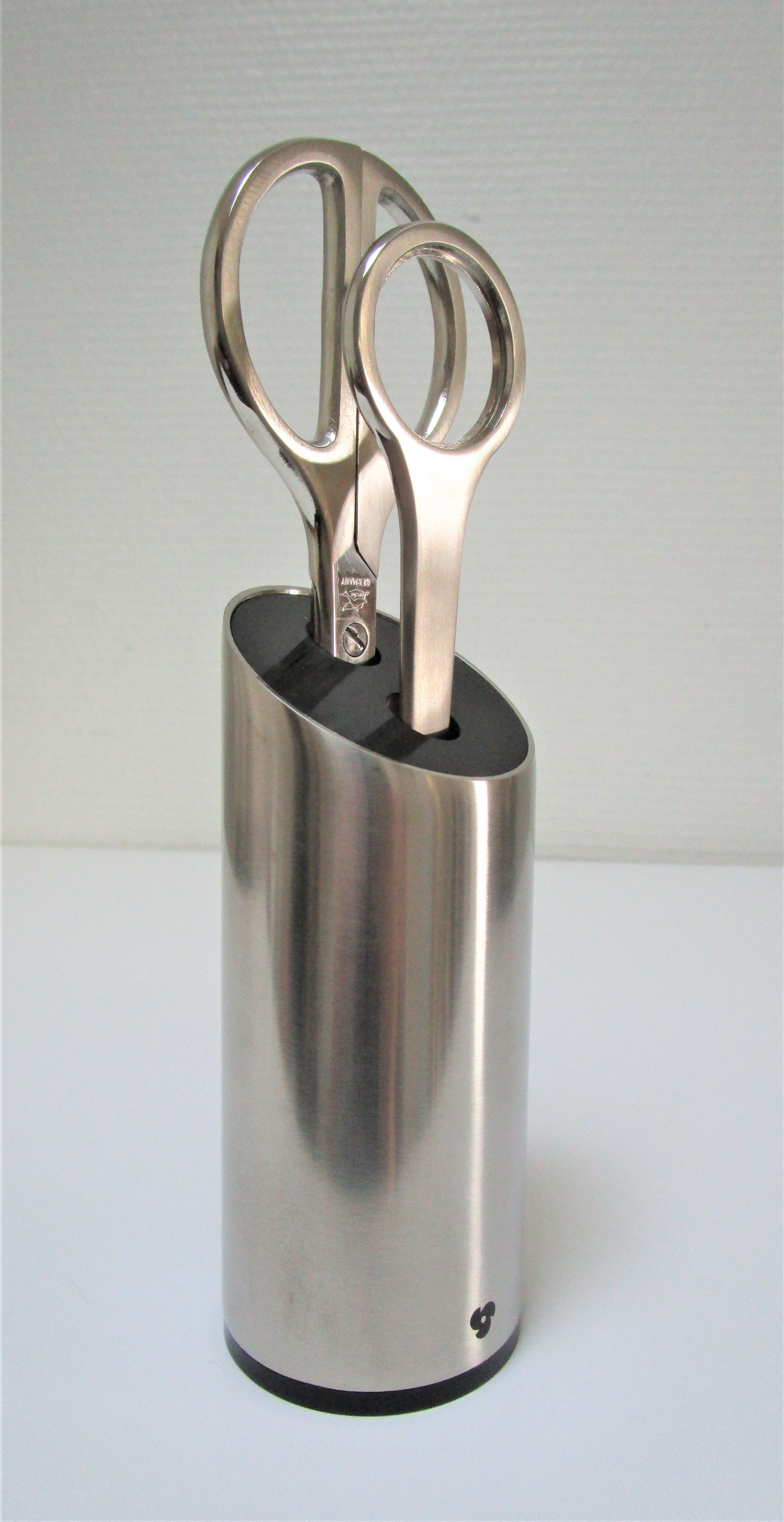 Stainless steel office set by Lerche Germany design 70s