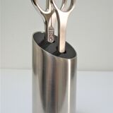 Stainless steel office set by Lerche Germany design 70s