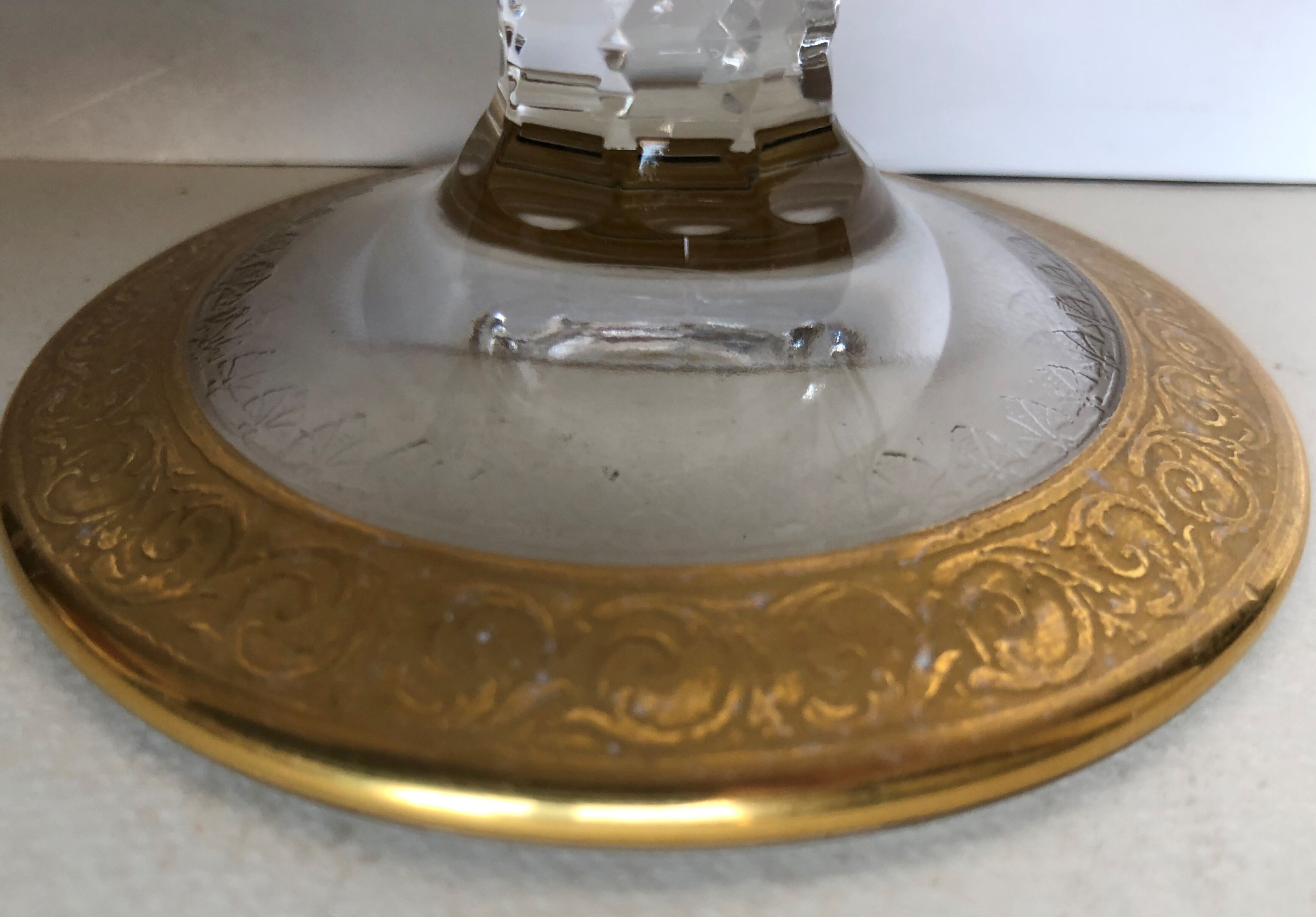 Saint Louis crystal decanter model Thistle