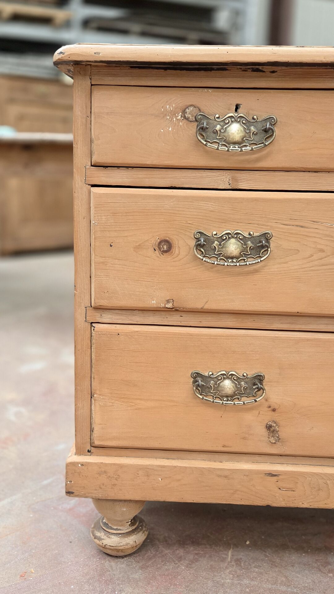 Renovated English commode