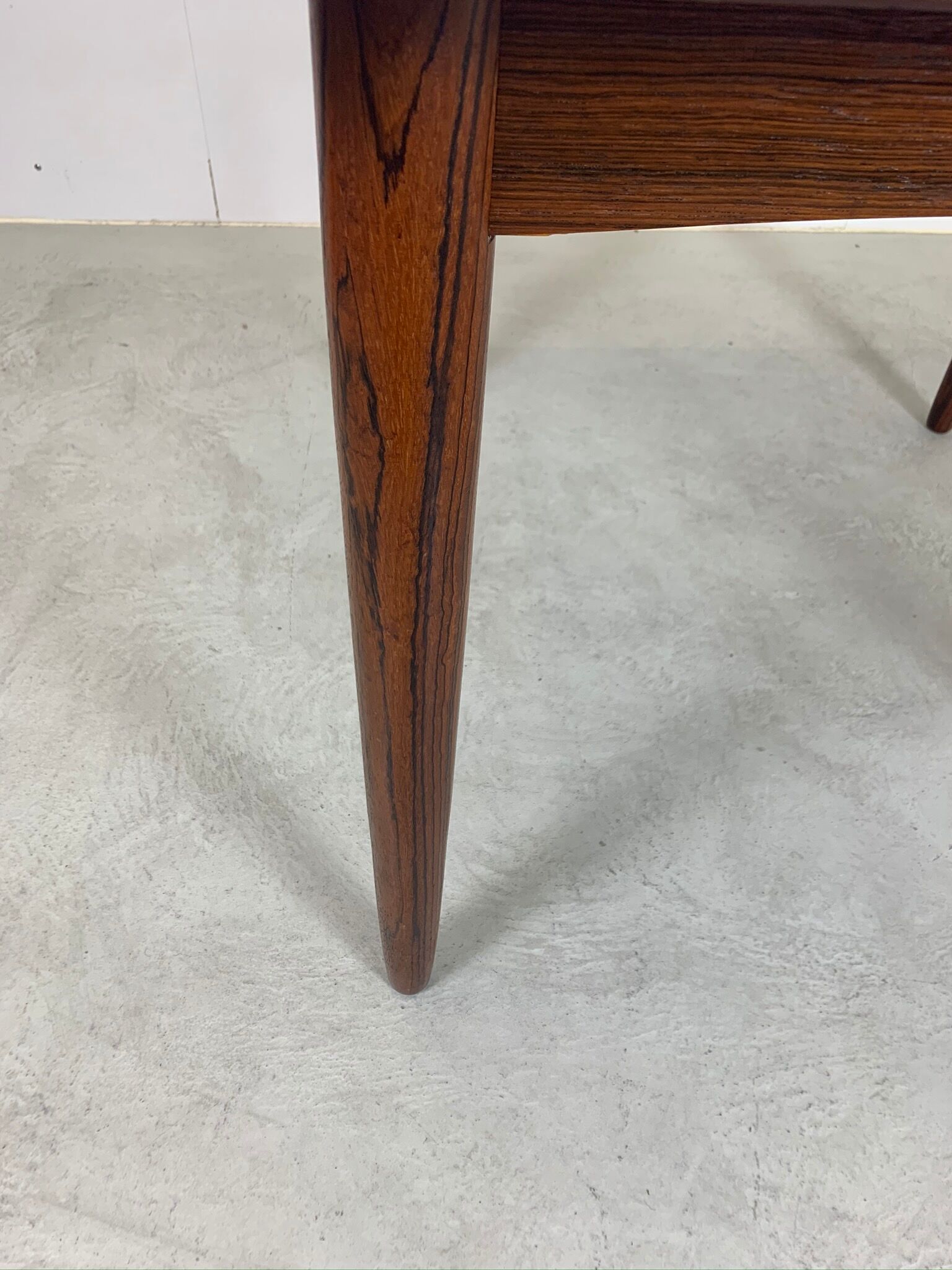 Square dining table in palisander by Lübke, 1960