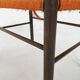 Mid-century sisal and wooden stool, The Netherlands 1950's