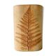 Ceramic vase decorated herbarium by Raymonde Leduc, Vallauris