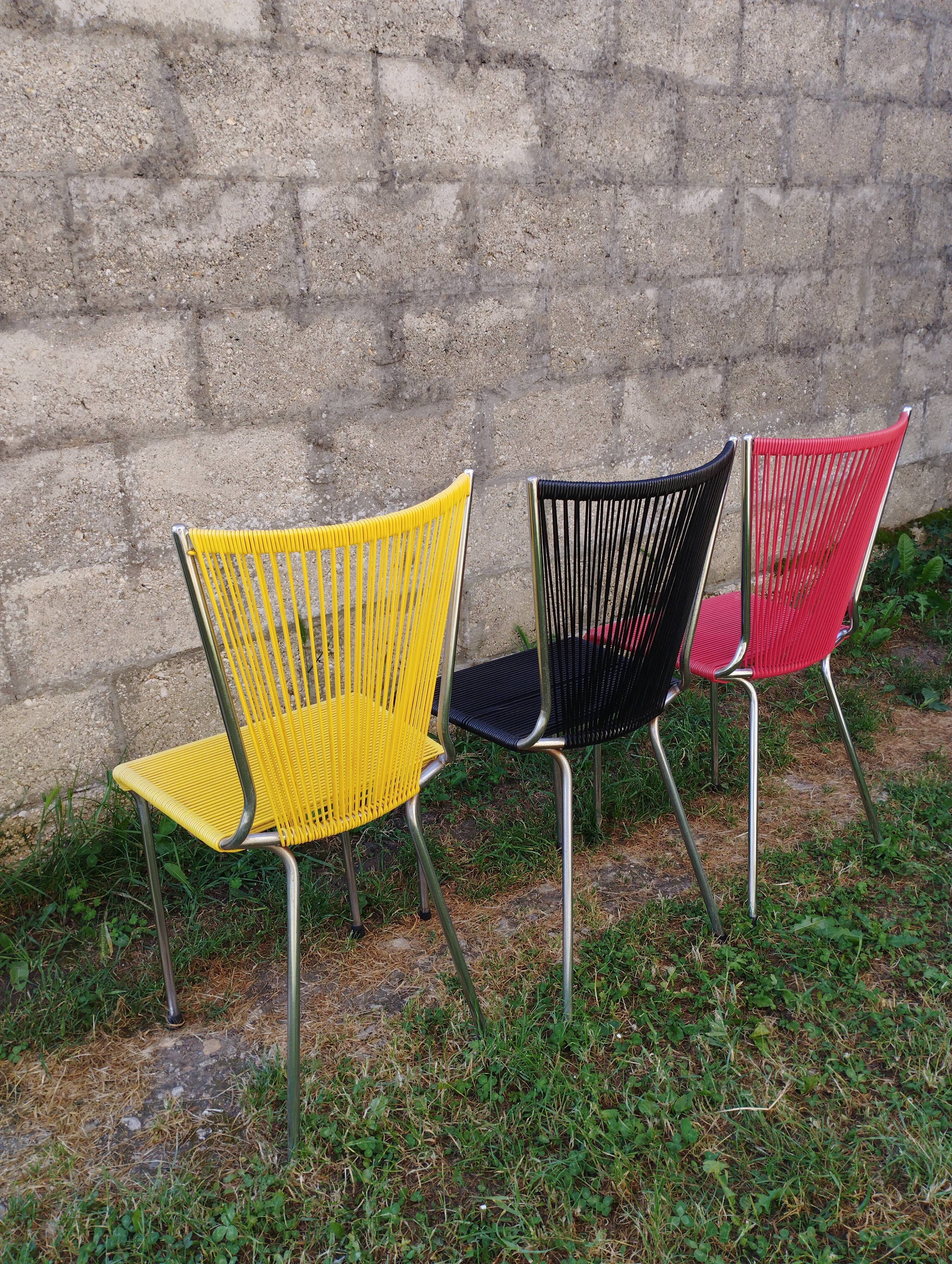 Lot scoubidou chairs