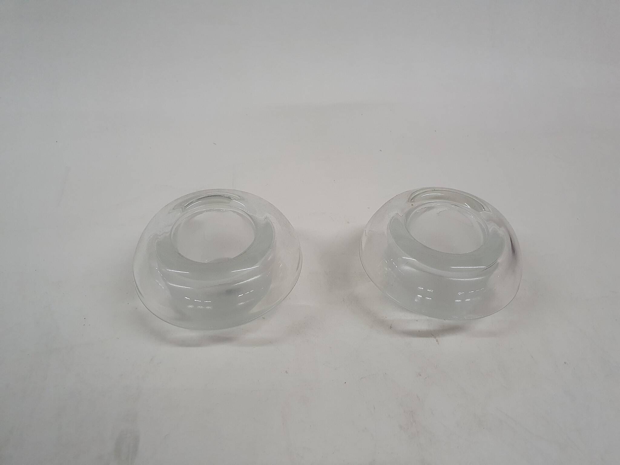 Set of three "Apollo"candle light holders by Markku Salo, Arabia, Finland