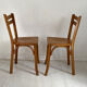 Paire de chaises bistrot Baumann