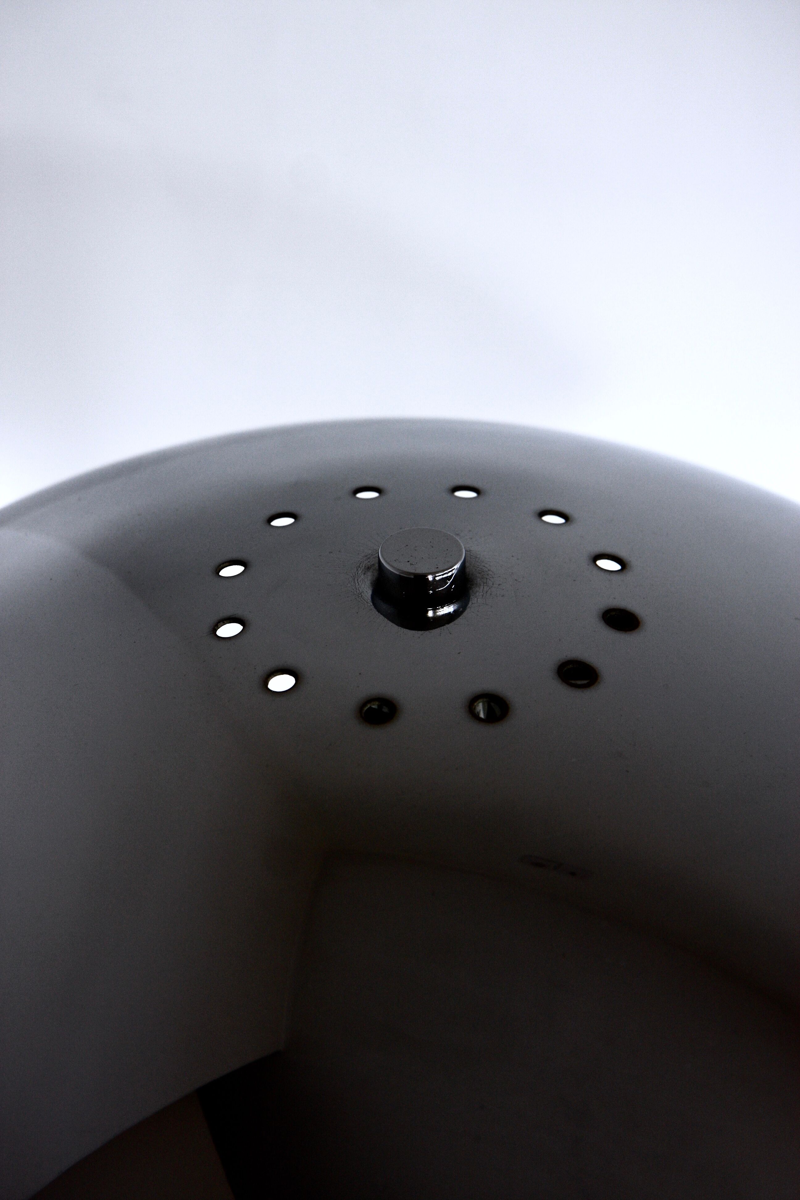 Aluminor chrome mushroom lamp art Deco style