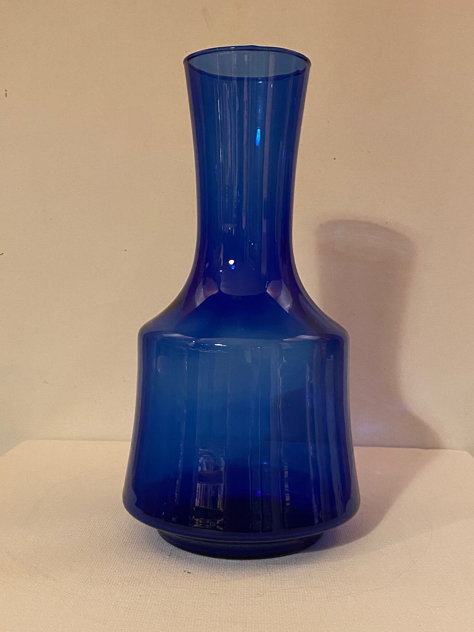 Cobalt blue vase