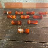 Set of 10 Vintage Agathe Table Knife Holders #D467