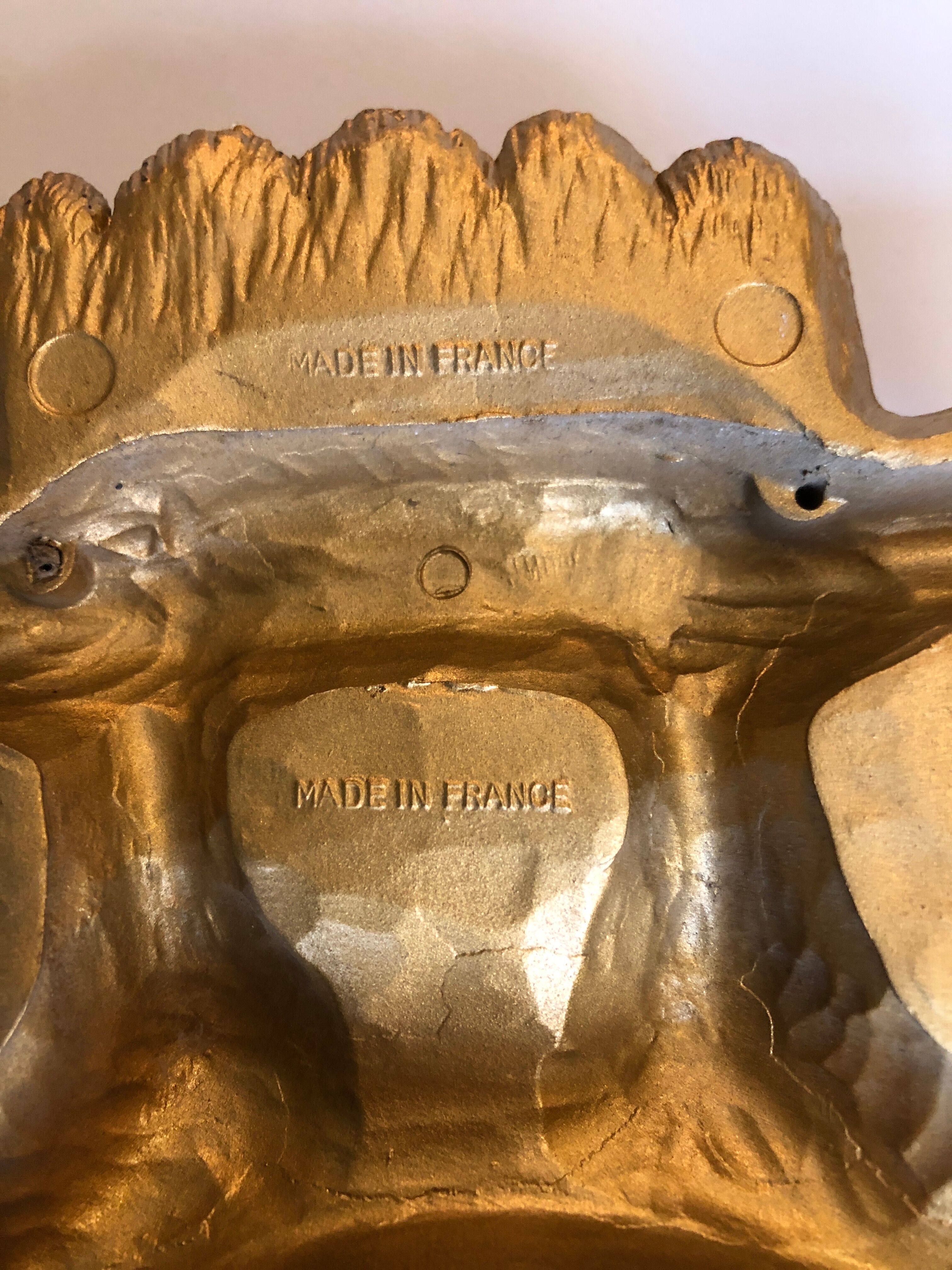 Witch mirror shape vintage owls 28x38cm