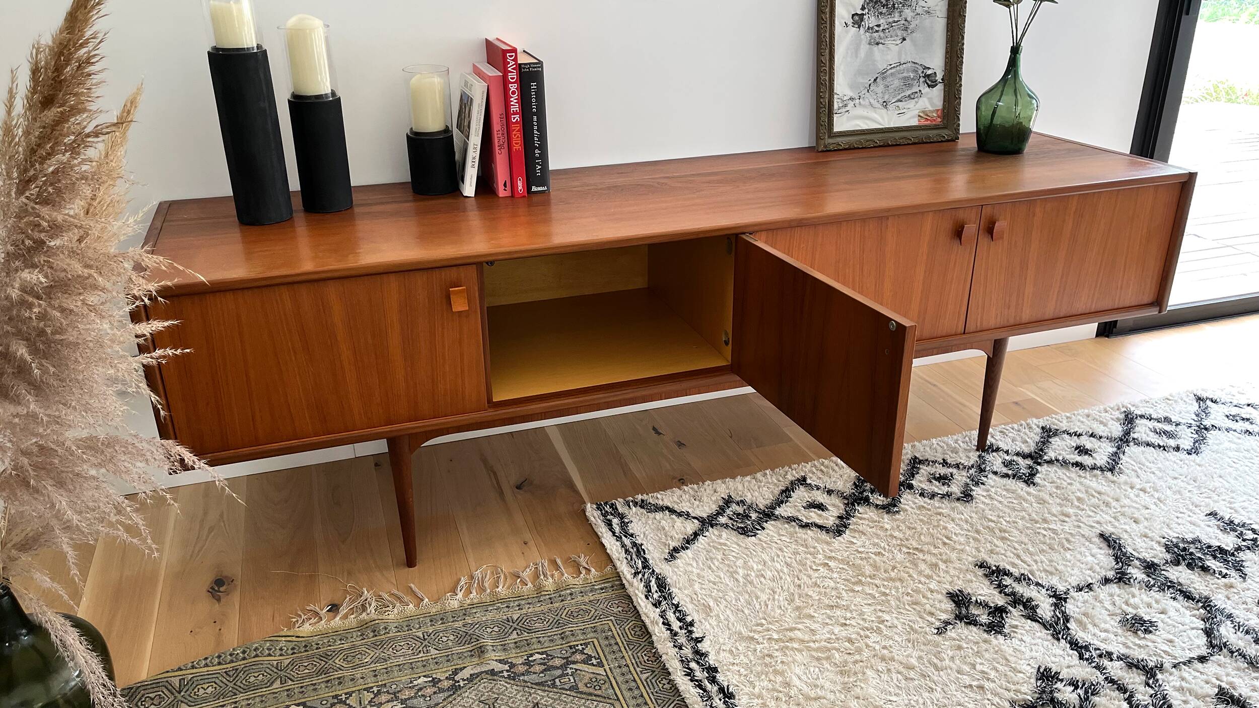 Large vintage Scandinavian sideboard