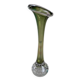 Swedish blown glass soliflore vase