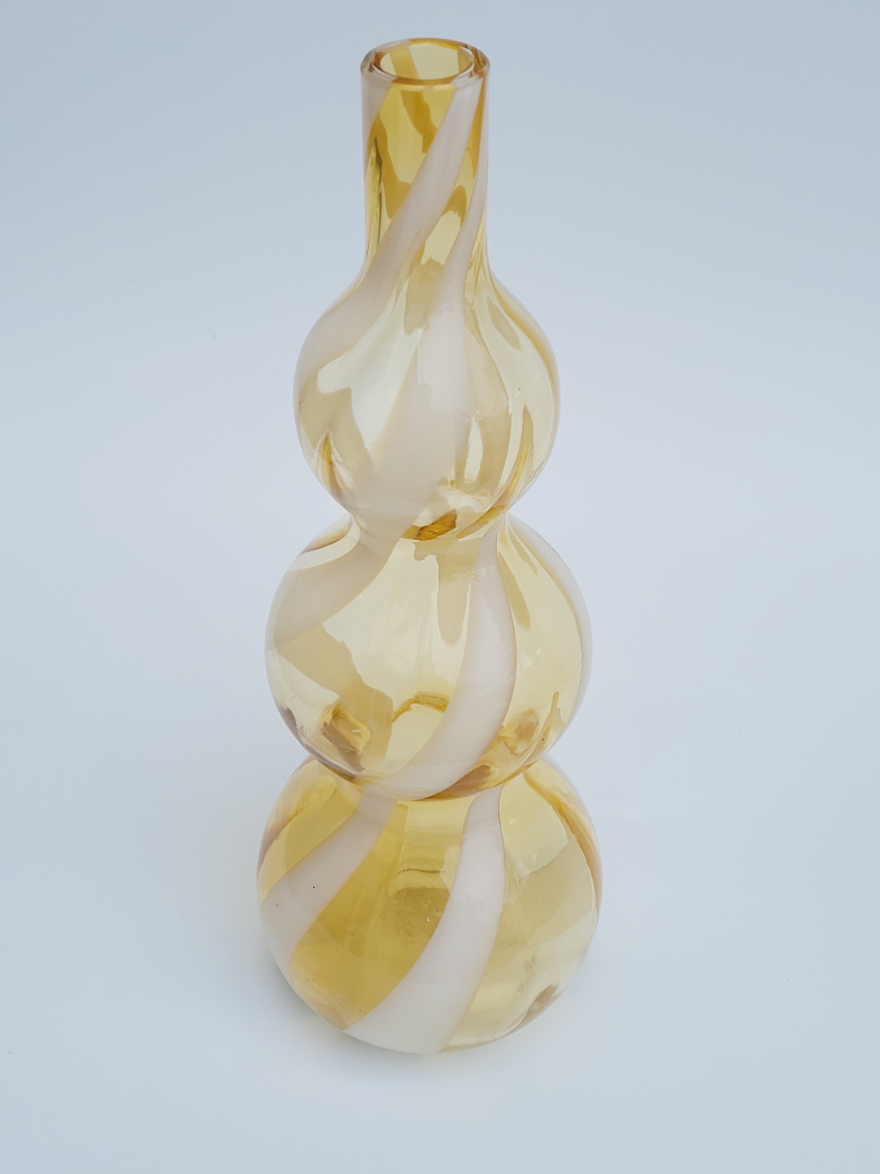 Vintage glass vase by Carlo Moretti, Florence, Italy 1970