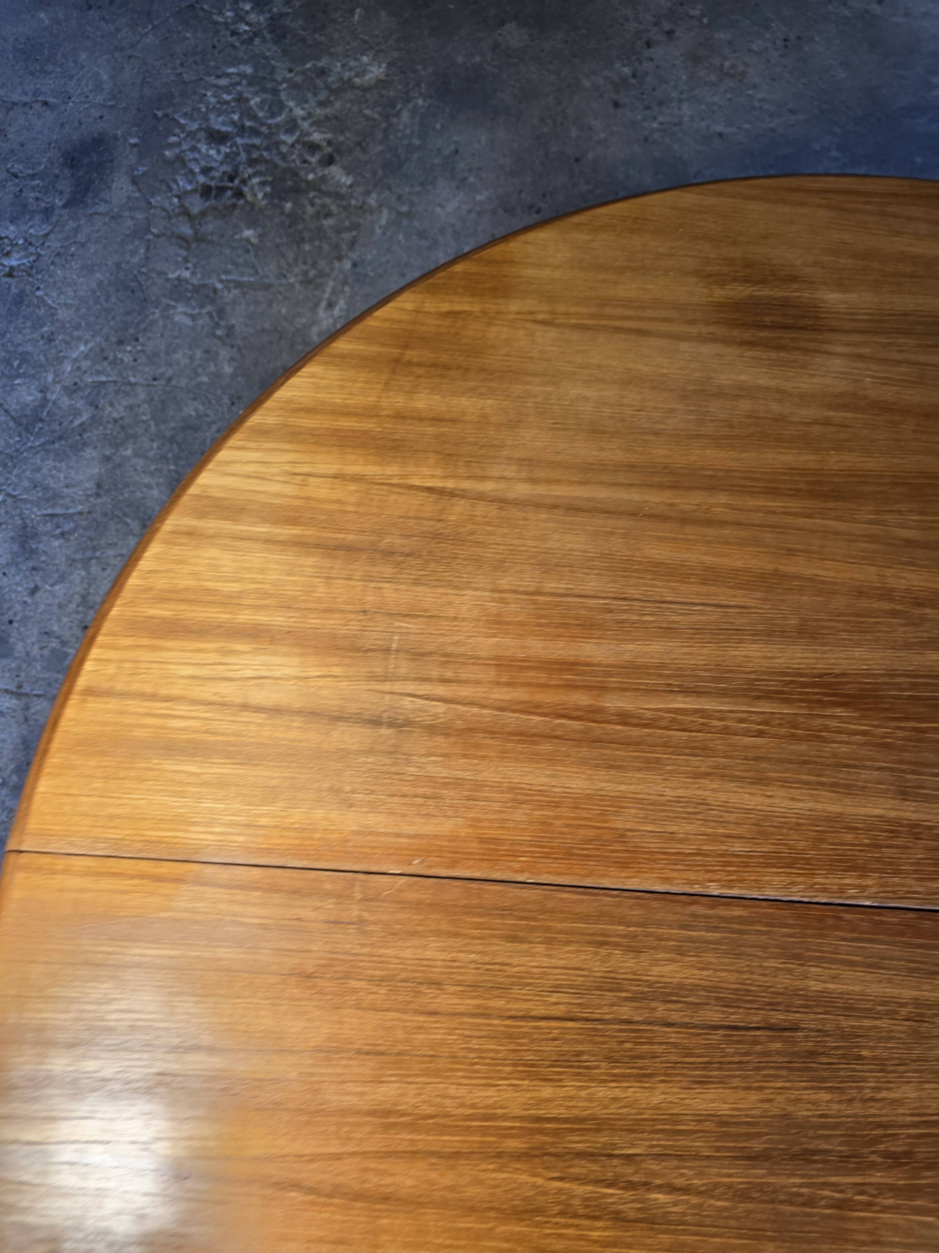 Table Baumann extensible en teck des années 60