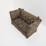 Two Seater Knole Sofa in Arts And Crafts Upholstery