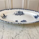Oval dish Terre de Fer early nineteenth