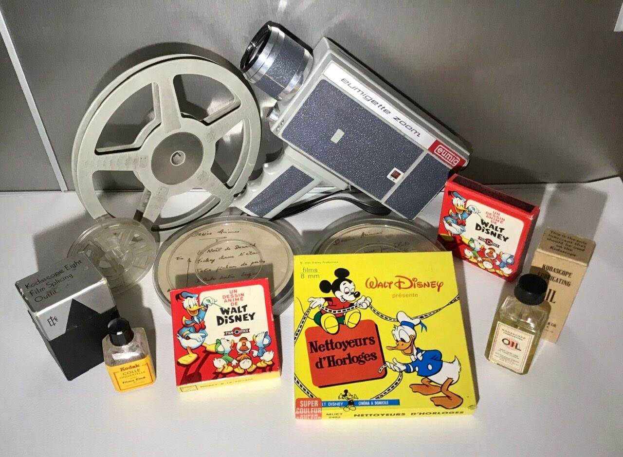 Eumig super 8 camera plus movies and accessories