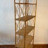 1960s Rattan Shelf France