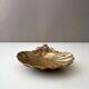 Brass shell dish, soap dish from around 1900 by "J. Gallo"