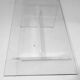 Glass and plexiglass coffee table 1970