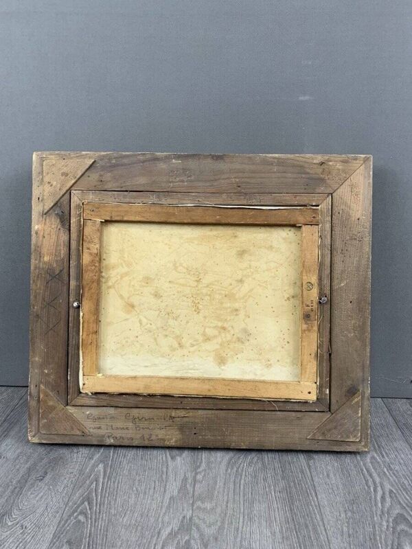 Tableau De Paysage Marin, Signé Et Daté, XXe Siècle