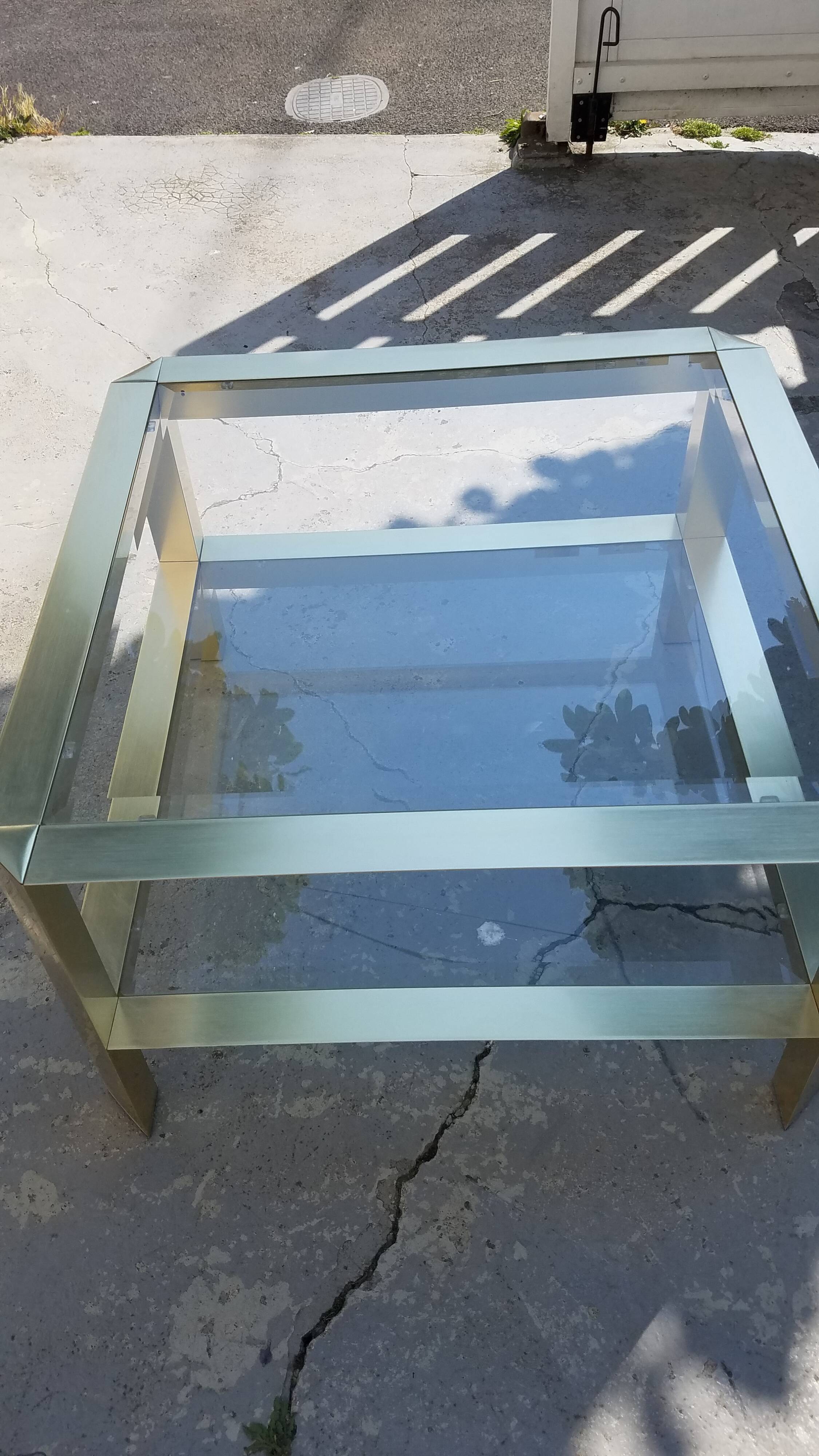 Square coffee table