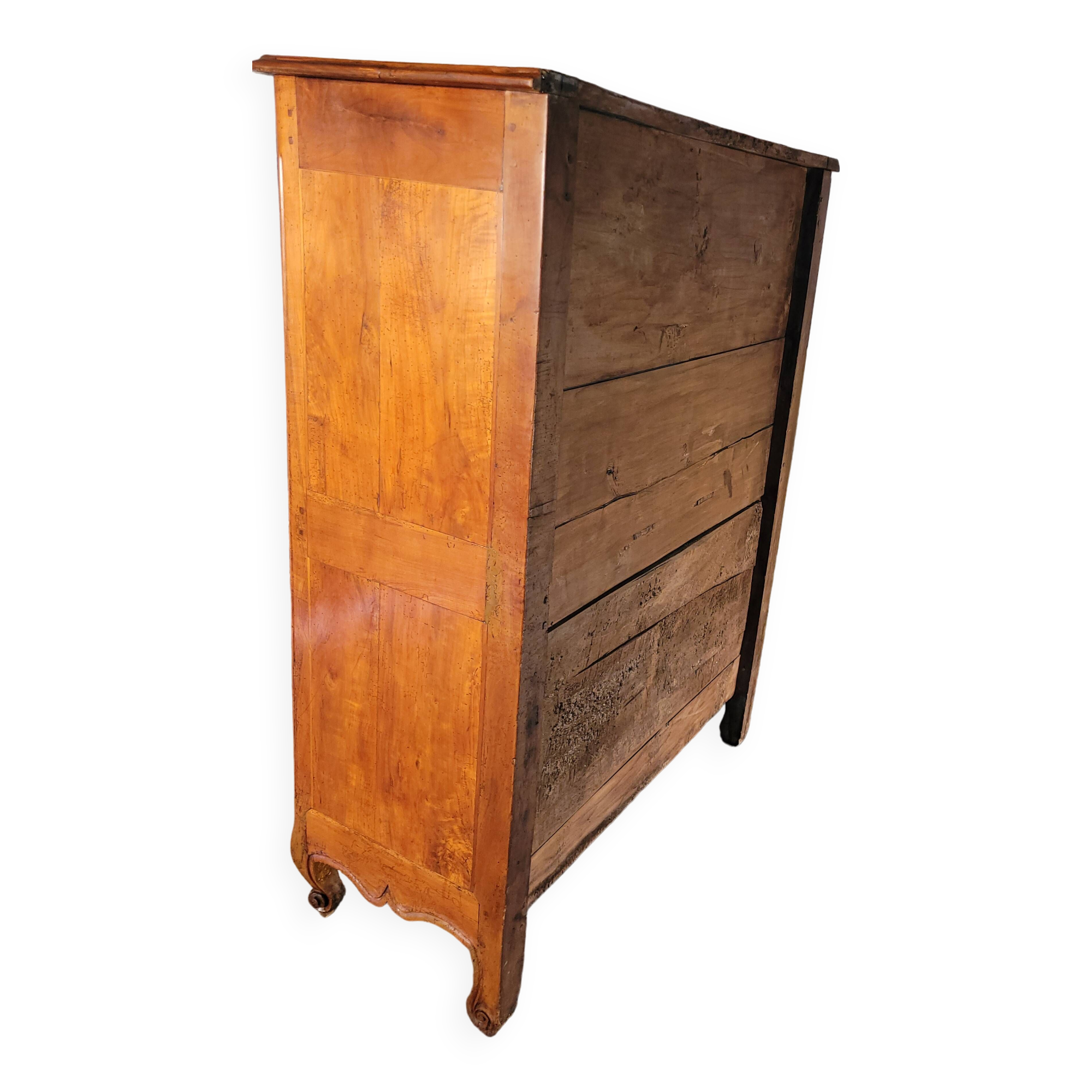 Secrétaire époque Louis XV en merisier massif