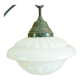 Pendant lamp, lamp, old globe opaline glass, geometric shapes, art deco, 1930