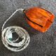 Lampe baladeuse Valauris vintage orange et bleu klein