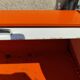 vintage orange bread hutch 70s