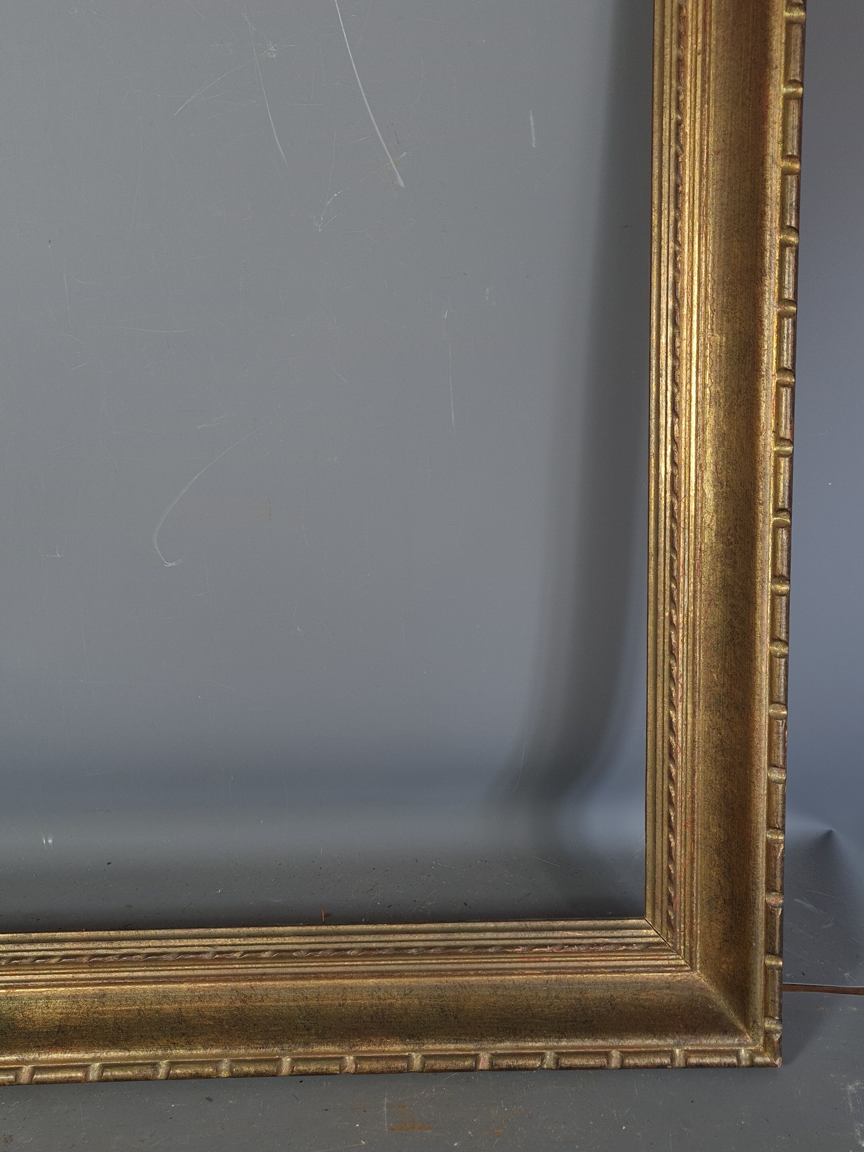 Frame 1930-1950 gilded wood gold leaf 80x68 cm foliage 70x58 cm SB