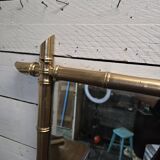 Ancien miroir bois bambou