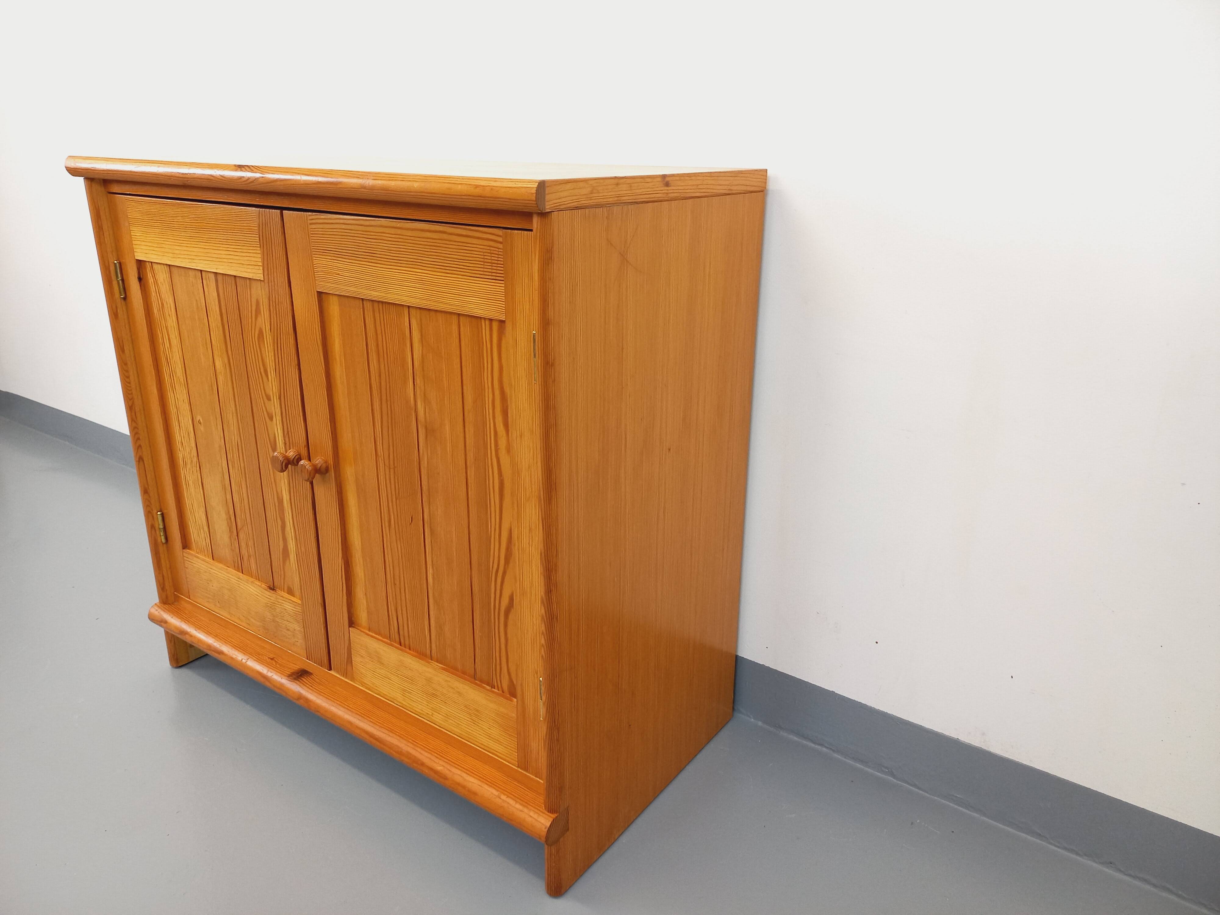 Vintage pine storage unit from the 60s 70s