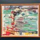 Swedish Oil on Canvas“Abstract Composition” by Klas Engman– Vintage &Framed