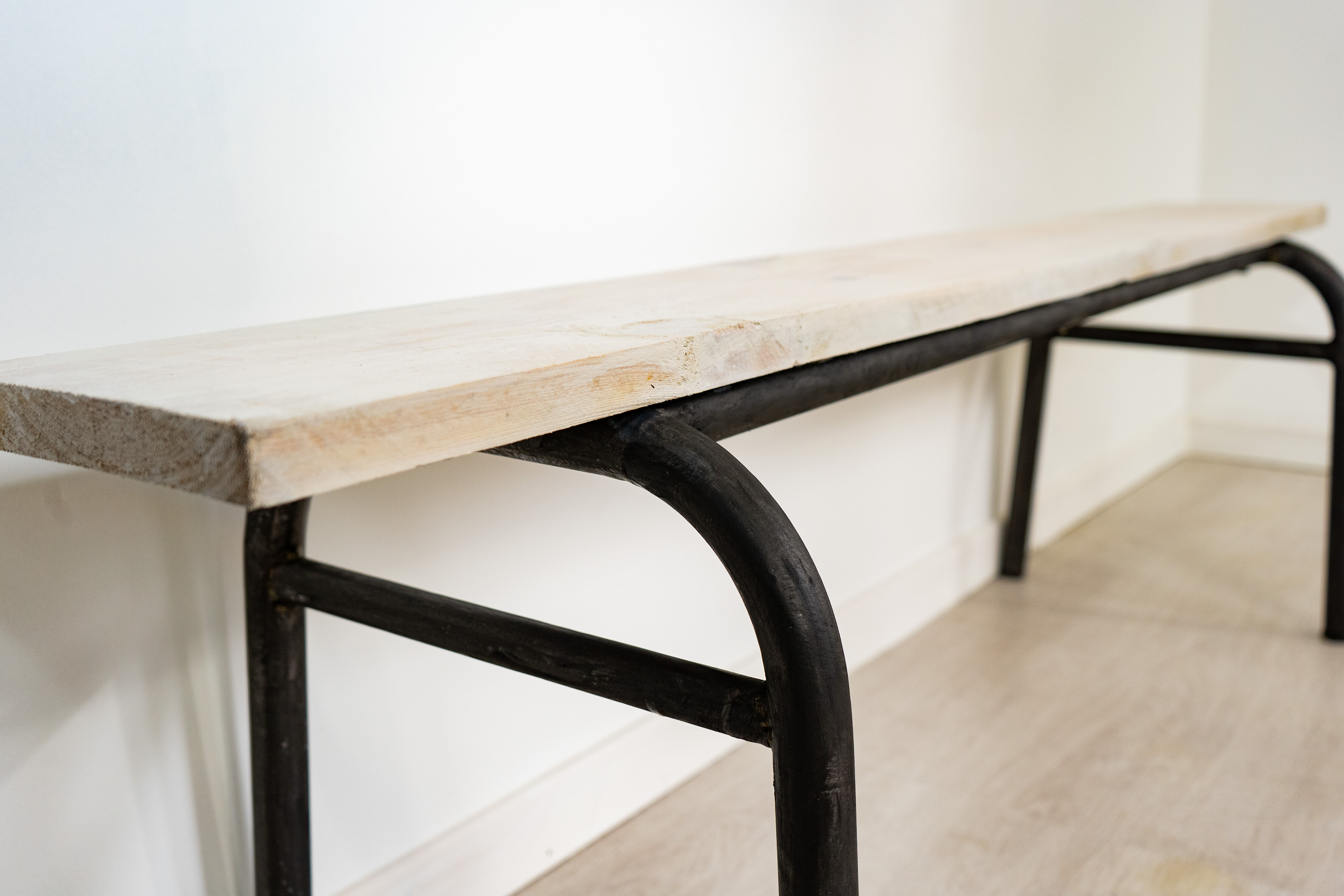 School bench for entry