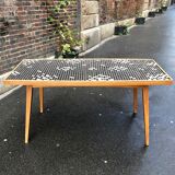 Coffee table in mosaics, Germany around 1960